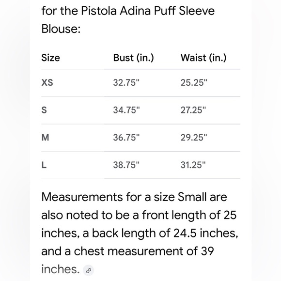 Pistola Adina Black Puff Sleeve Black Faux Leather Blouse Size S - Picture 14 of 15